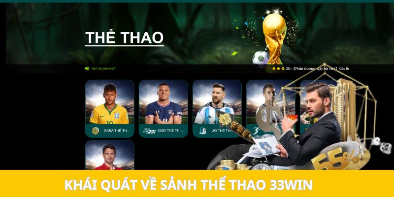 Khái quát về sảnh thể thao 33WIN